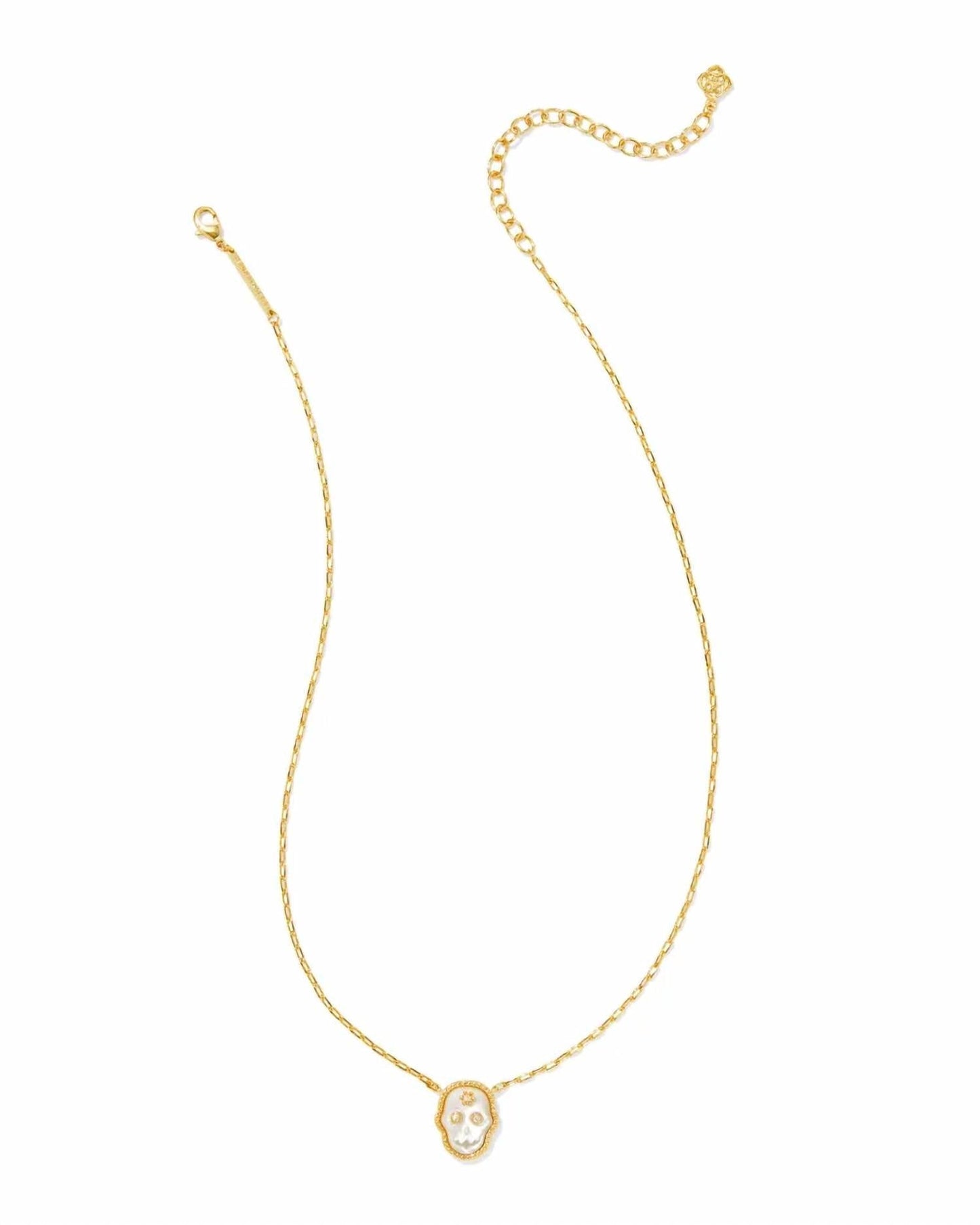 Kendra Scott - Skeleton Gold Short Pendant Necklace - 16" Length