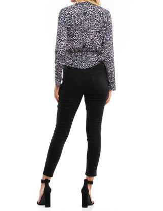 Blue Life - Blusa de manga comprida com decote em V Willa