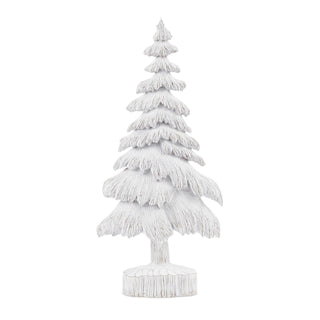 White Washed Pine Tree (Set of 2)