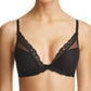 Natori Feathers Contour Plunge Lace Trim Bra