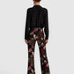 Alice + Olivia - Teeny Floral Boot Cut Pant