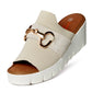 Bernie Mev - Women's Venti Buckle Wedge Sandals