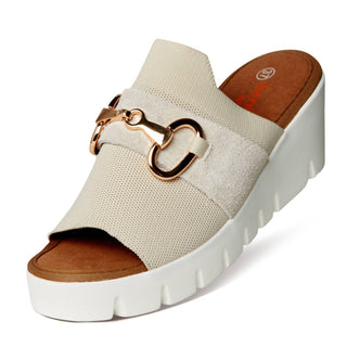 Bernie Mev - Women's Venti Buckle Wedge Sandals