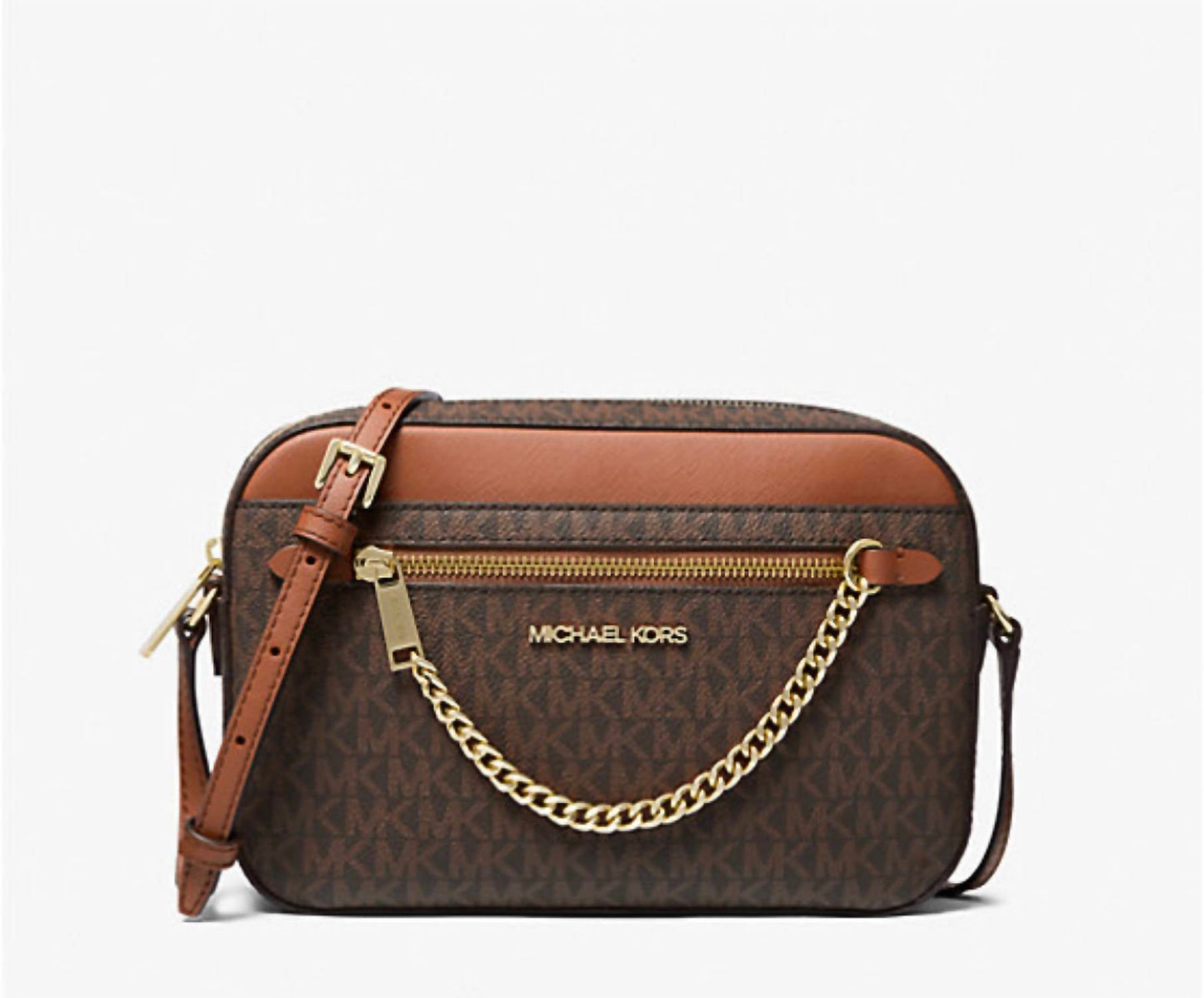 Michael Kors - Bolsa transversal grande com logotipo Jet Set