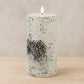 FIA Wick Birch Design Pillar Candle (Set - 2)