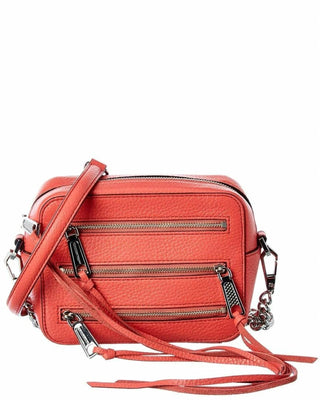 Rebecca Minkoff - Bolsa para câmera feminina Moto com 4 zíperes
