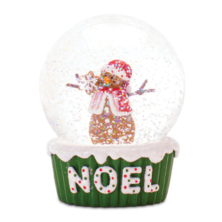 Gingerbread Snowman Snow Globe (Set of 2)