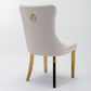 Nikki Collection Modern Tufted Velvet Upholstered Dining Chairs - Set of 2