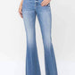Flying Monkey - High Rise Panel Flare Jeans