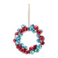 Metal Sleigh Bell Wreath Ornament (Set of 12)