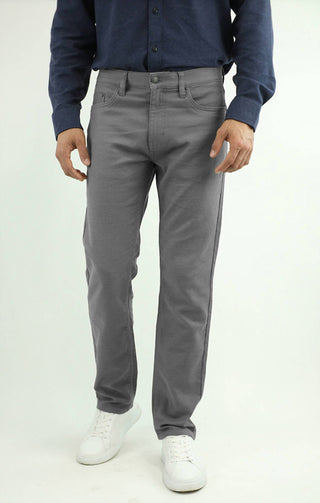 Jachs New York - Calça de sarja elástica com ajuste reto e 5 bolsos