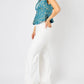 Judy Blue - High-waisted Braided Detail Wide Leg Jeans