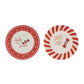 Ceramic Santa Candy Plate (Set of 4)
