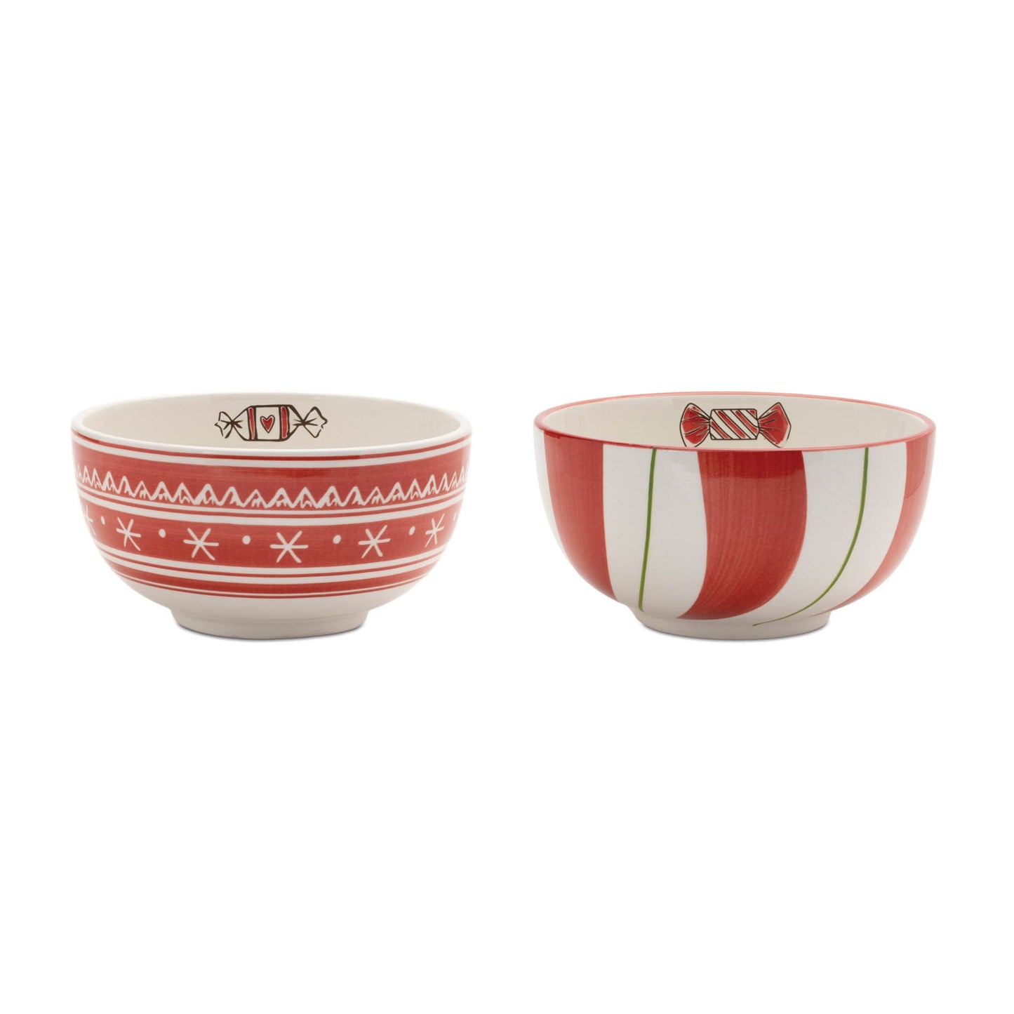 Ceramic Santa Candy Bowl (Set of 4)