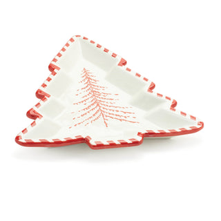 Ceramic Pine Tree Platter (Set of 2)