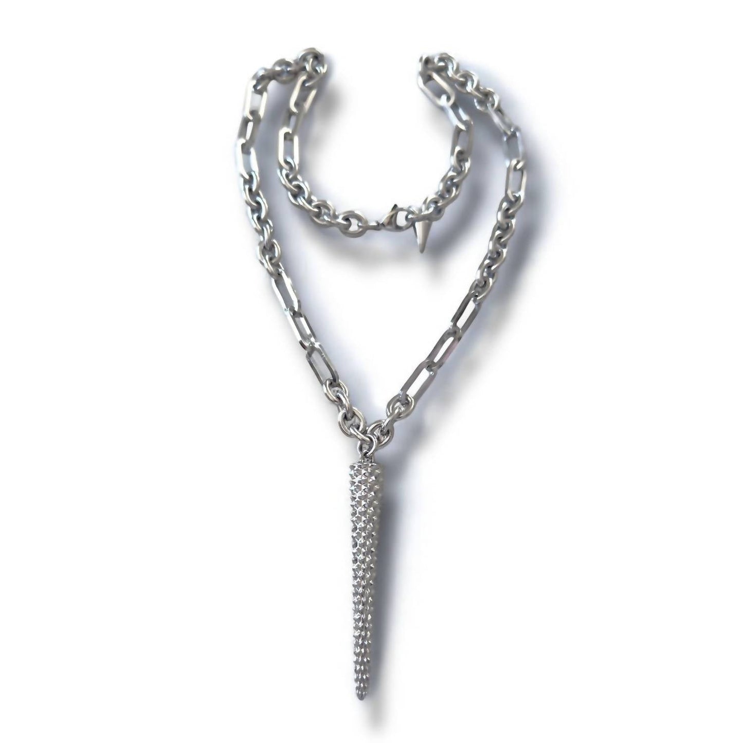 Jagged Halo Jewelry - Women's Artemis Studded Spike Pendant Necklace