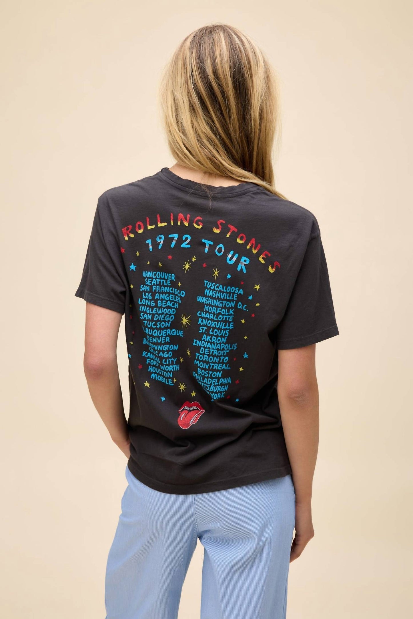 Daydreamer - Rolling Stones 1972 Tour Boyfriend Tee