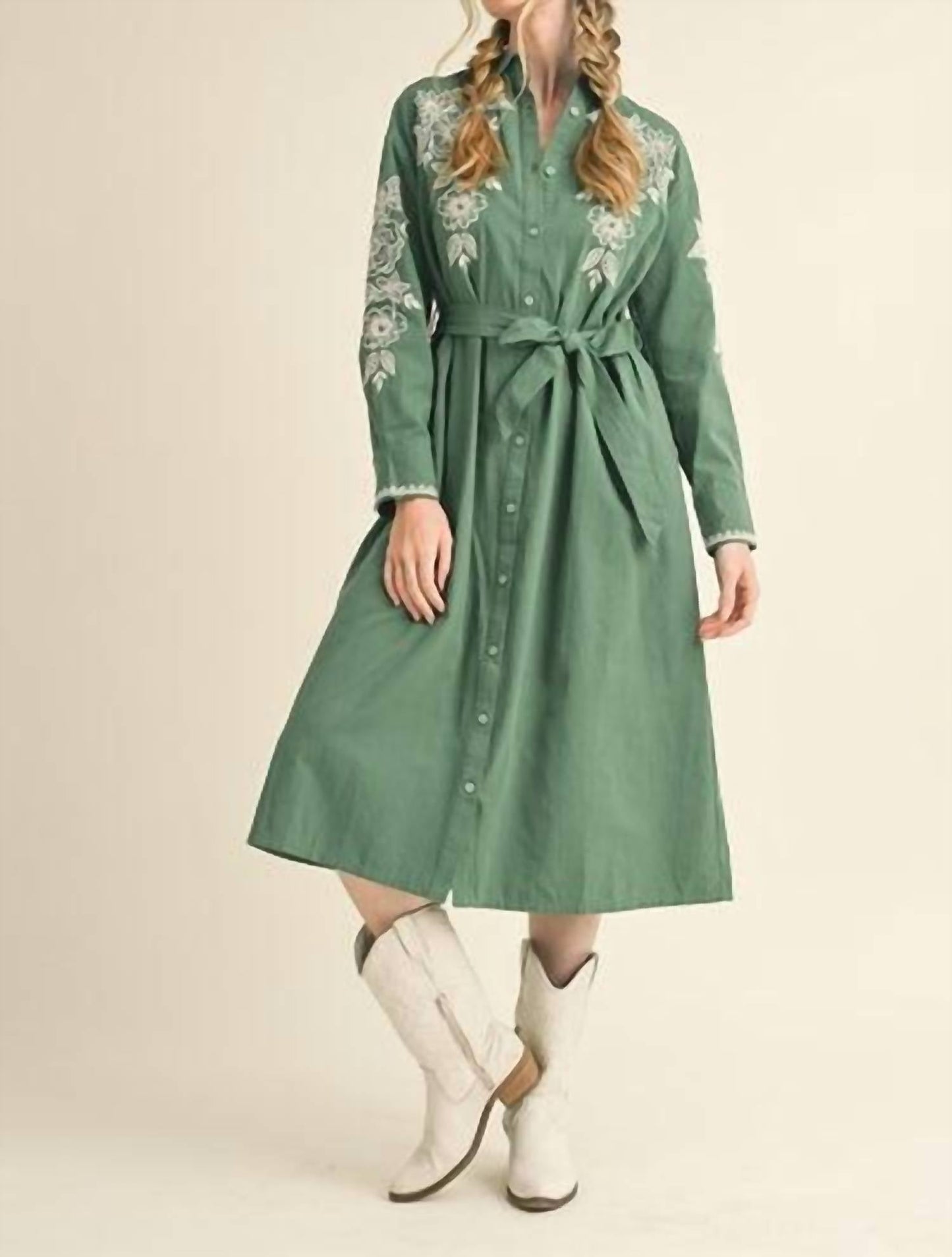 &Merci - Saddle Stitch Floral Maxi Dress