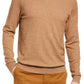 Ted Baker London Knares Textured Crewneck Sweater in Tan White, Size 5