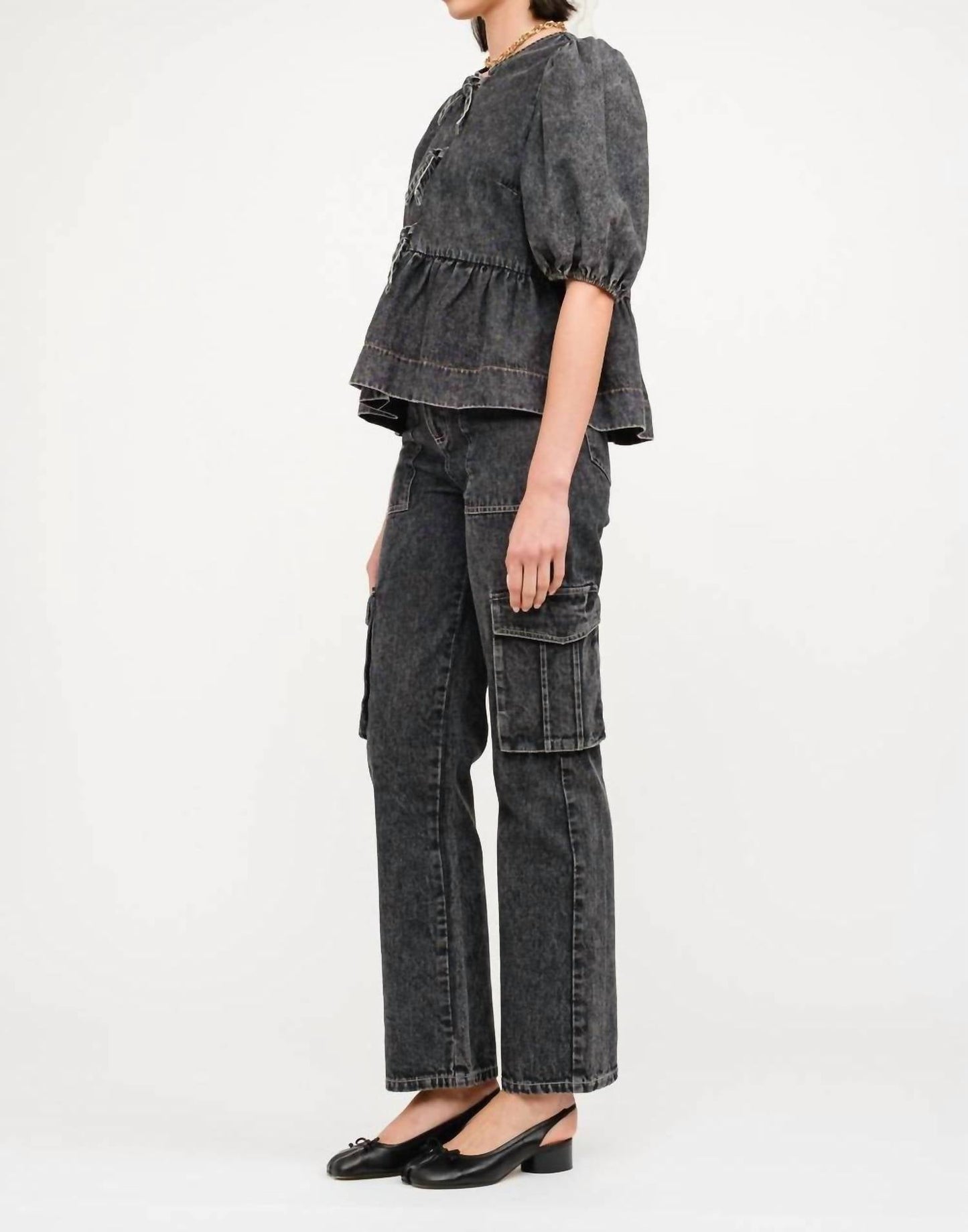 Daisy - Norah Denim Blouse