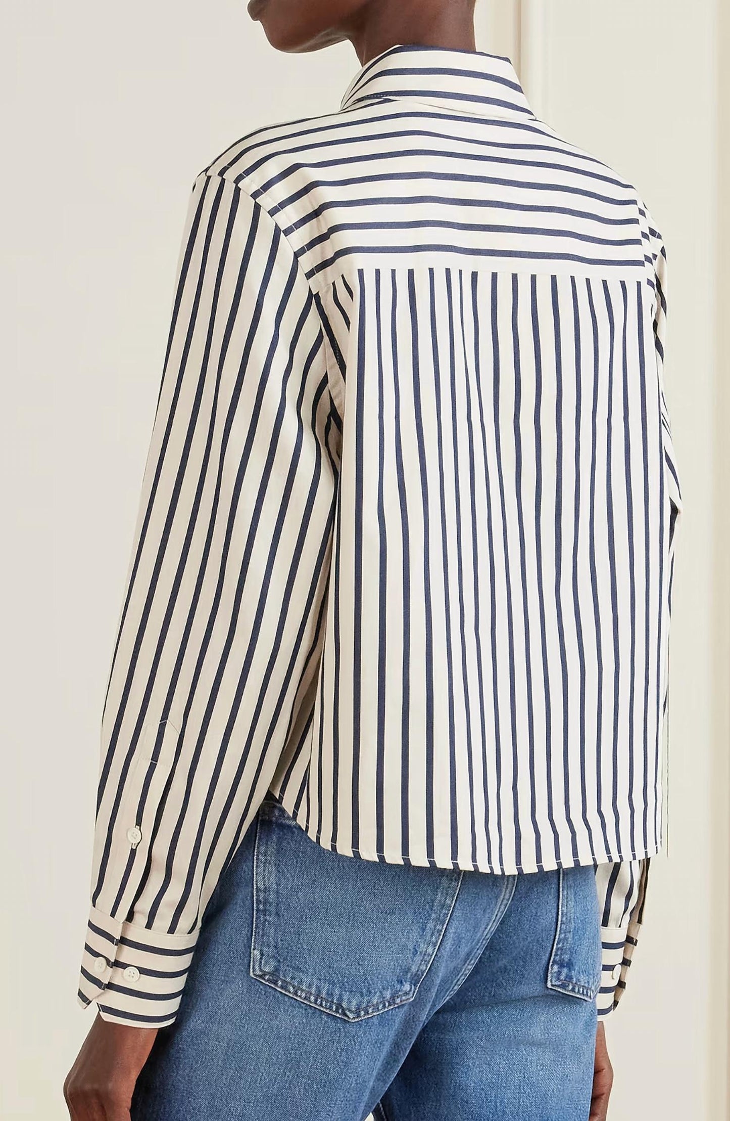 Anine Bing - Essie Cropped Shirt