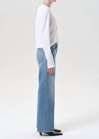 Agolde - Harper Mid Rise Relaxed Straight Jeans