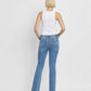 Vervet By Flying Monkey - Mid Rise Raw Hem Bootcut Jeans