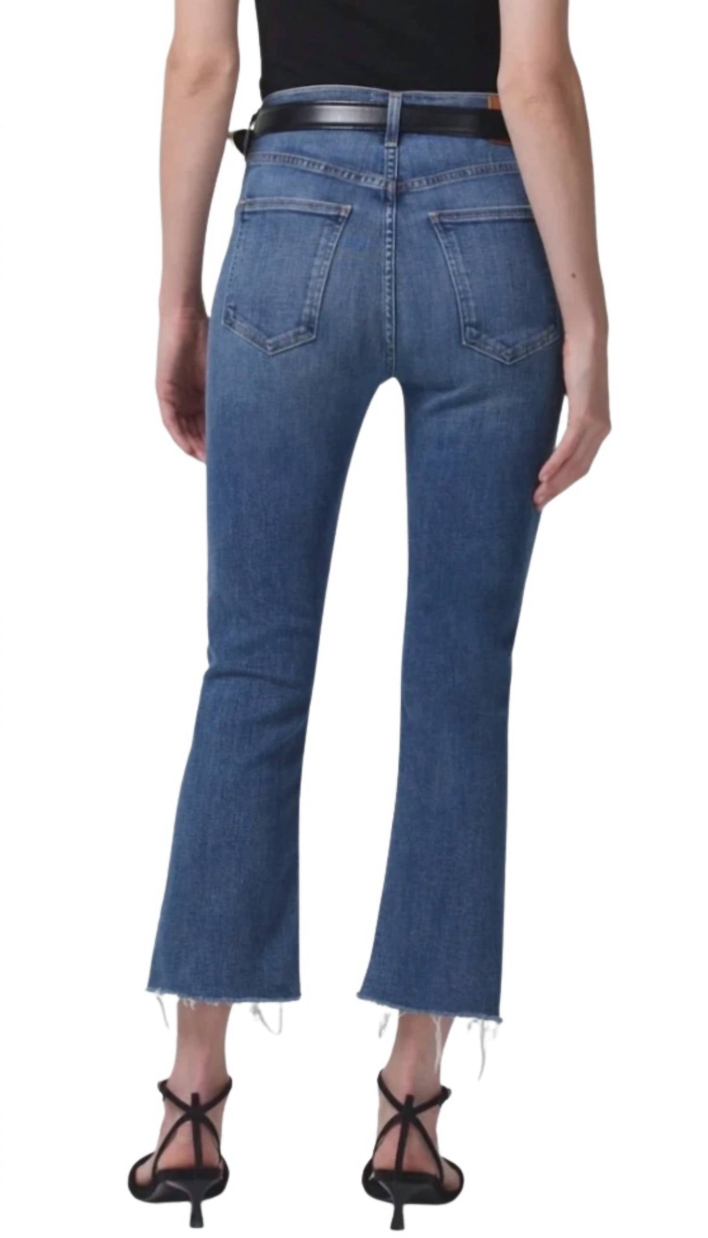 Citizens Of Humanity - Isola Cropped Bootcut Jeans