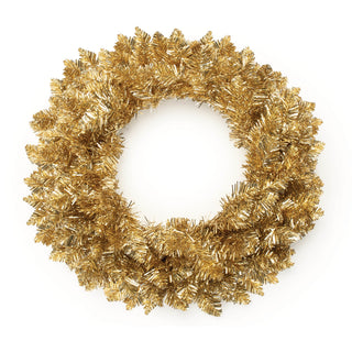 Metallic Pine Tinsel Wreath 24"D