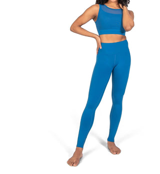 Body Wrappers - Recycled Polyester Legging With Mesh Insert