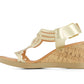 Andrea - Women's Wedge Casual Comfort Ankle Strap Sandals
