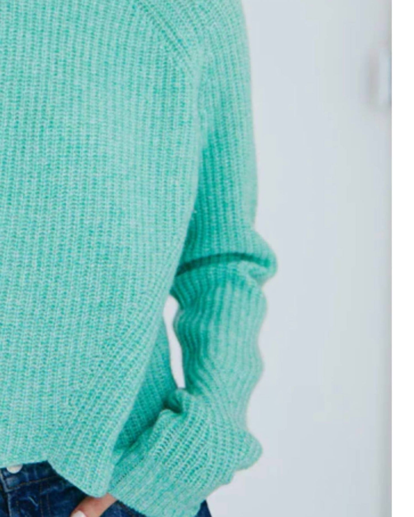 Autumn Cashmere - Scalloped Shaker Sweater