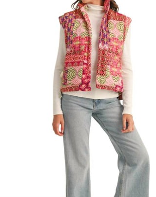 &amp;Merci - Colete acolchoado patchwork