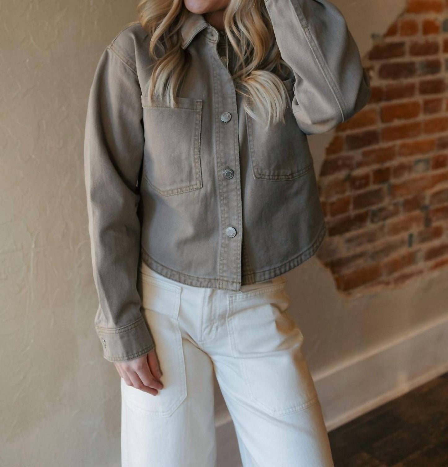Z Supply - All Day Cropped Washed Jacket