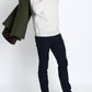 Jachs New York - Striped Sustainable Fleece Crewneck Sweatshirt