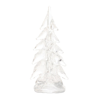 Clear Glass Pine Tree (Set - 2)