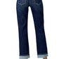 Risen - High Rise Straight Leg with Cross Over Waistband