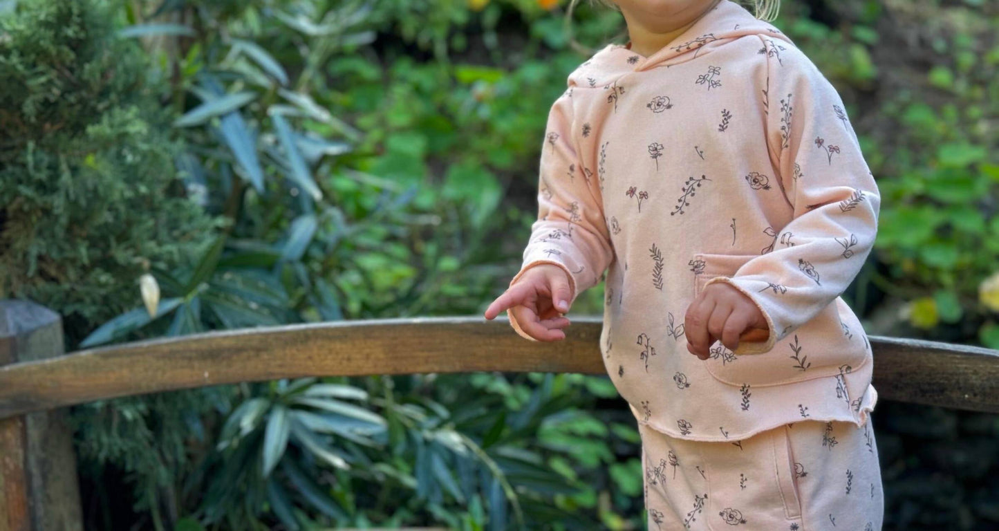 Ettie + H - Girl's Demelza Floral Hooded Top
