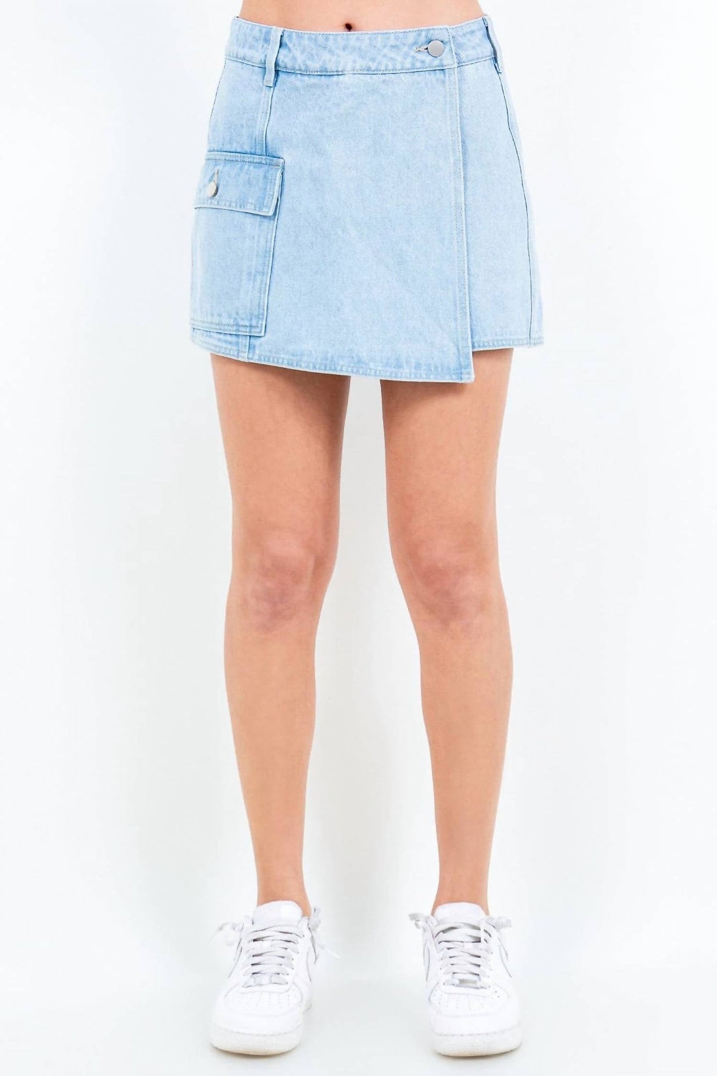 American Bazi - Chic Cargo Pocket Mini Skort