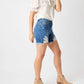 Judy Blue - Destroyed Fray Hem Jean Shorts