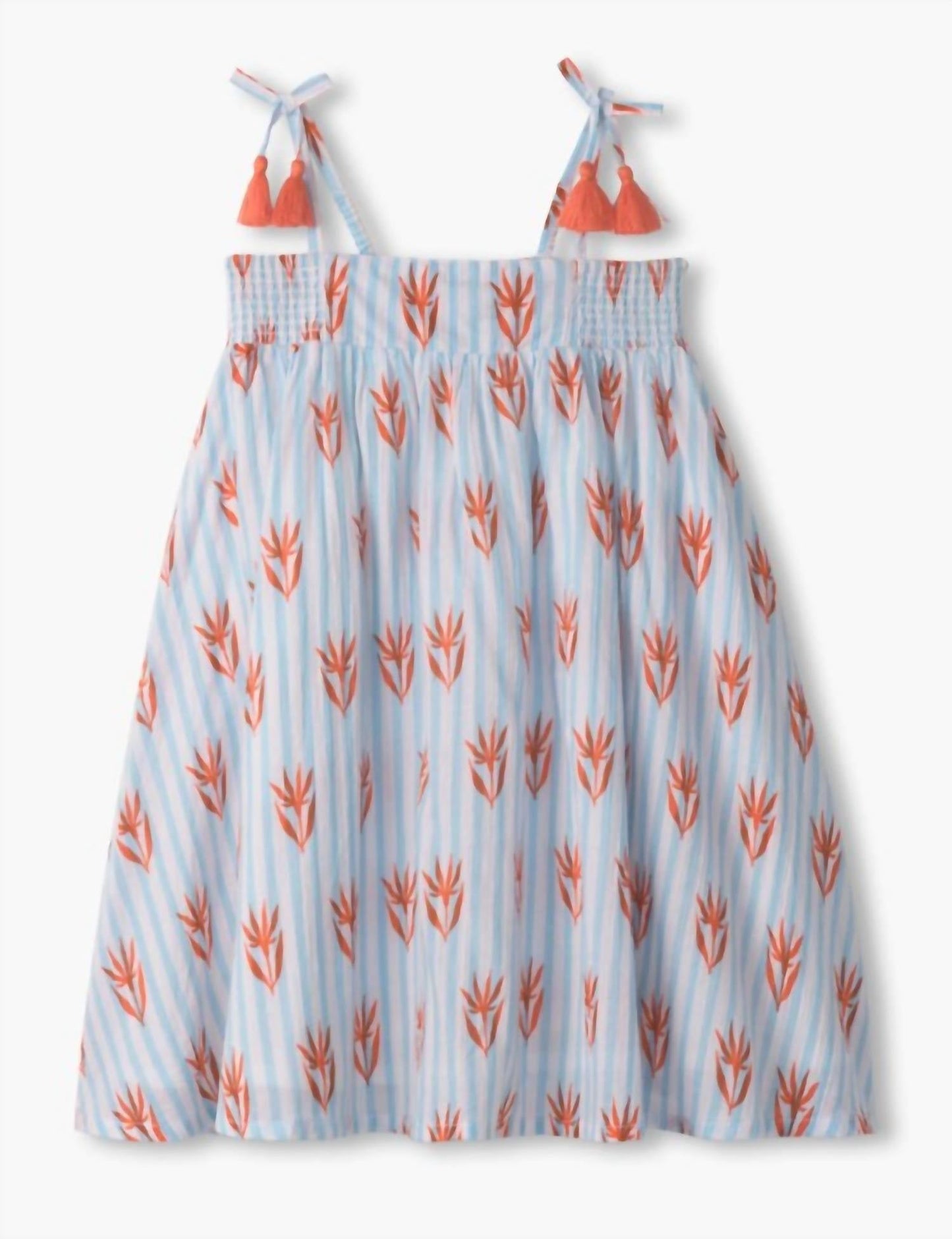 Hatley - Girls Crinkle Gauze Ticking Full Dress