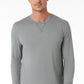 Camisa de dormir masculina de manga comprida 32 Degrees Top Notch, verde, tamanho G