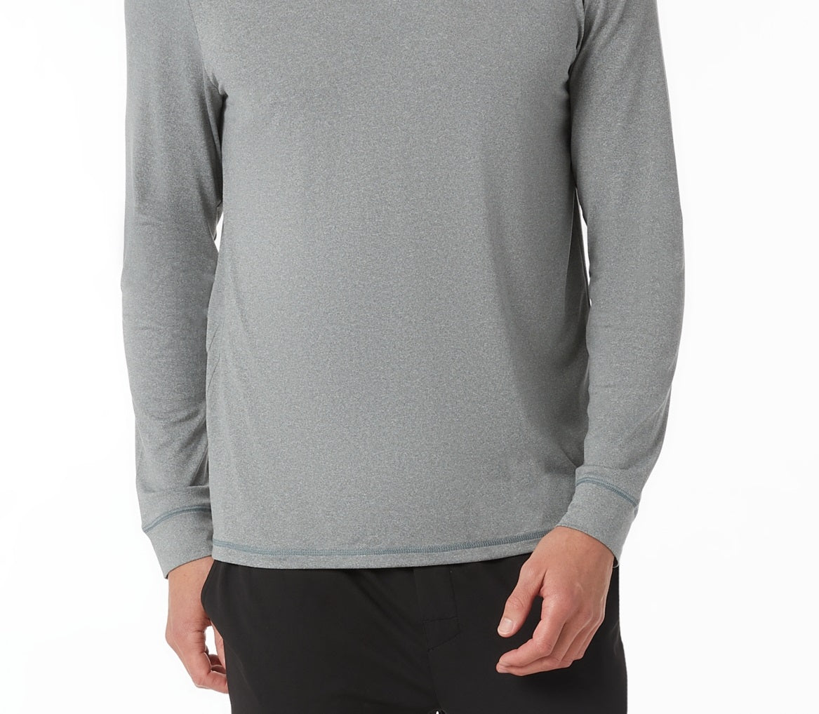 Camisa de dormir masculina de manga comprida 32 Degrees Top Notch, verde, tamanho G