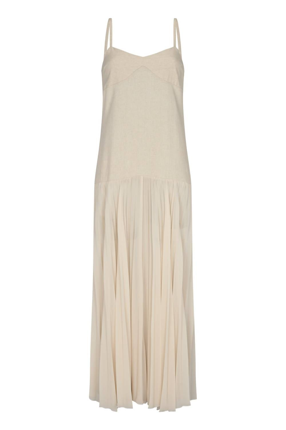 Nelblu - Brisa Linen Strap Maxi Dress