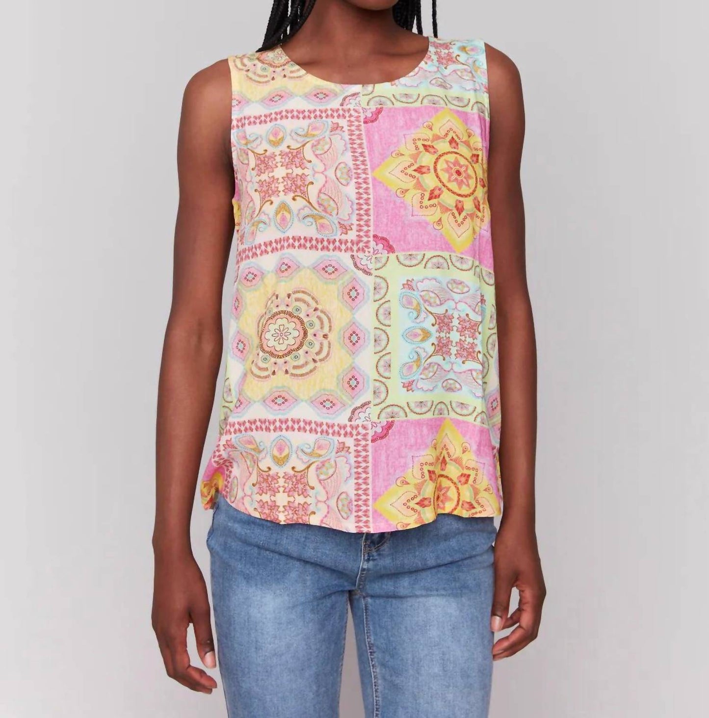 Charlie B - Printed Sleeveless Top