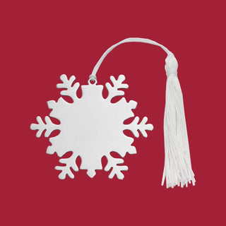 Creative Gifts International - Enfeite de floco de neve com borla
