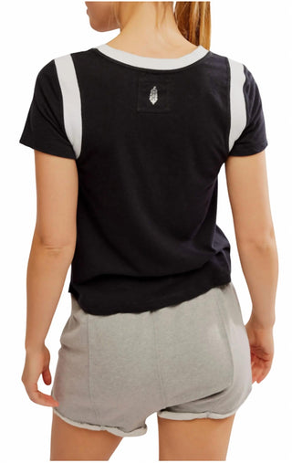 Free People - Camiseta Henley Home Run