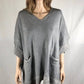 Calvin Klein - Women's Suede Hem Front Pocket Top