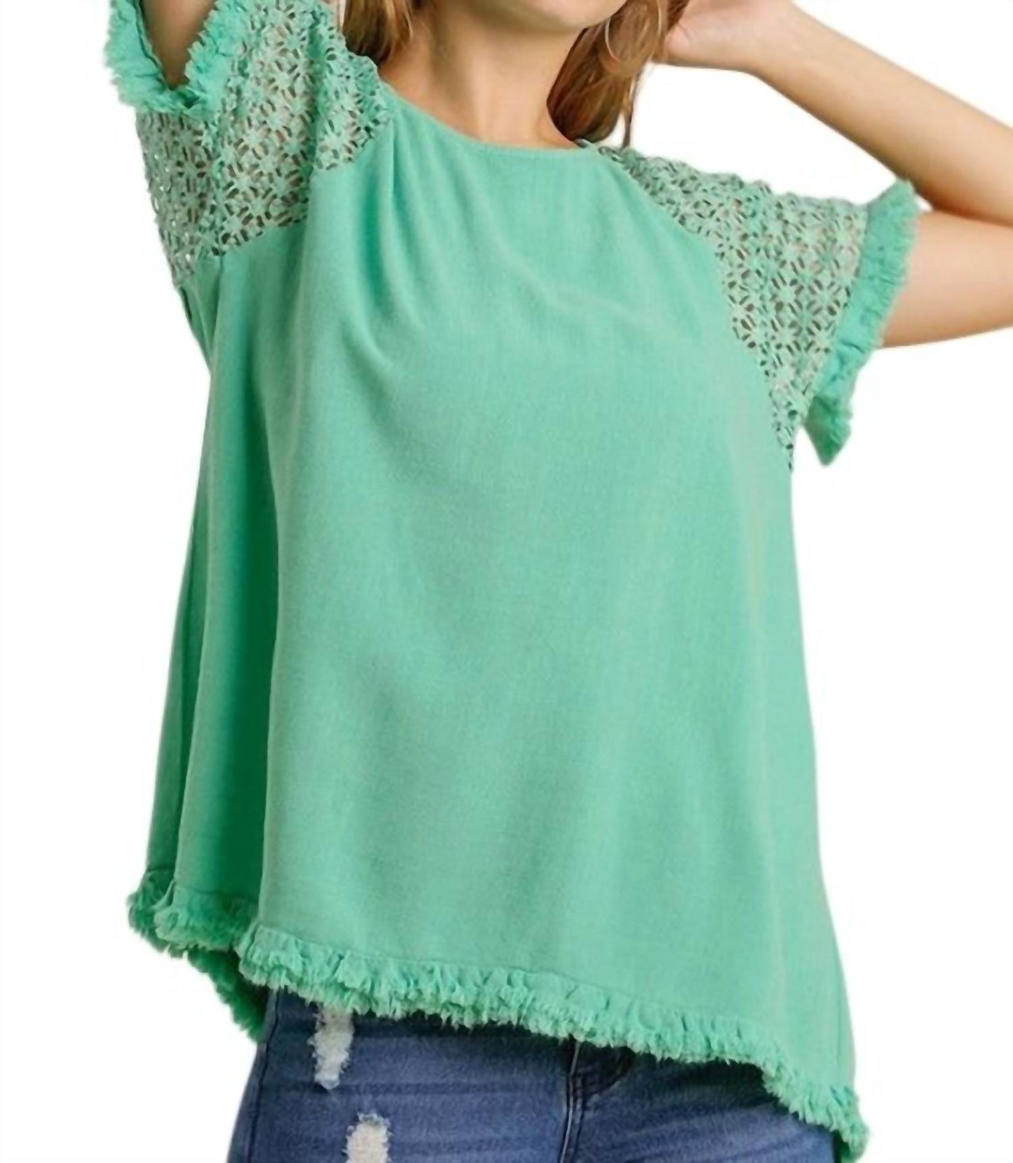 Umgee - Crochet Detailed Top