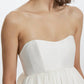 Amsale - Taffeta Strapless Babydoll Wedding Dress